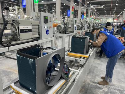 徐州盈量空調正式投產 7個月零20天創下投產新速度，為睢寧智能制造注入強勁動能